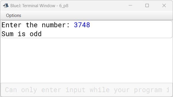BlueJ output of Find.java
