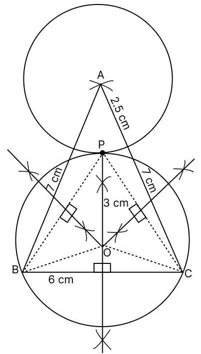 Use ruler and compass for the following constructions: ICSE 2025 Improvement Maths Solved Question Paper.