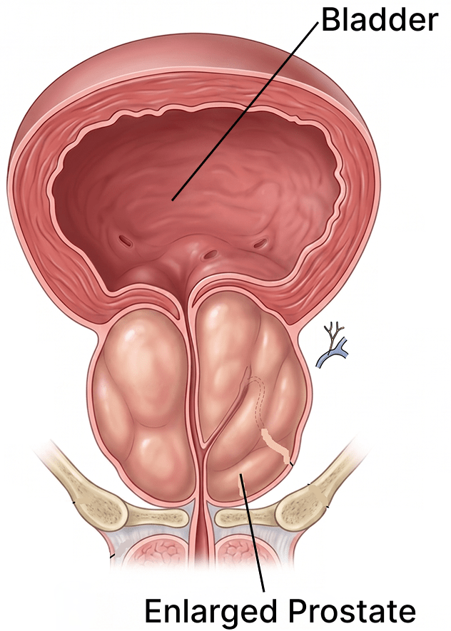 Akshay's father had a tumour in his prostate gland. His doctor advised him to get it removed surgically. One side effect of the surgery was incontinence of urine, i.e., leakage of urine from the urinary bladder. ICSE 2026 Biology Solved Question Paper.