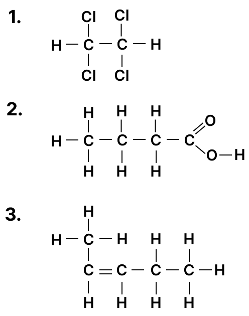 Draw the structural diagram for the following organic compounds: ICSE 2025 Chemistry Solved Question Paper.
