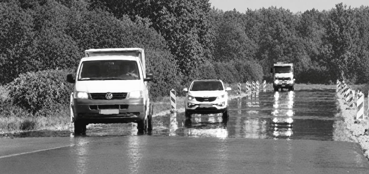 Rohit is travelling by a car through a highway on a hot summer afternoon. The road in front of him appears momentarily wet as shown in the picture below. Improvent Board Paper 2026, ICSE 2026 Improvent Physics Solved Question Paper.