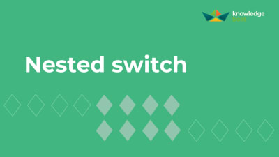 Nested switch & Differences Between if and switch | Video Tutorials for ...