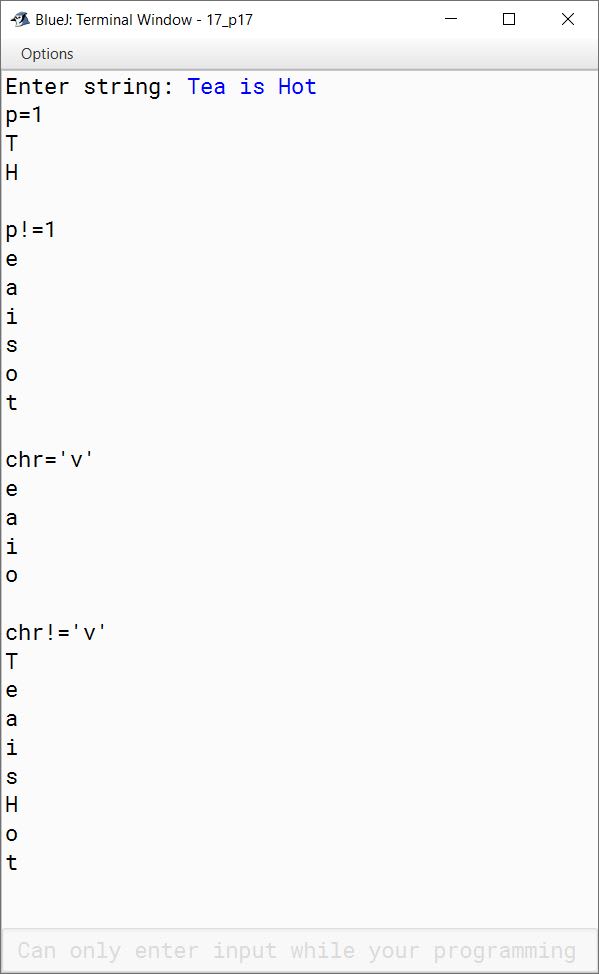 BlueJ output of Overloading.java