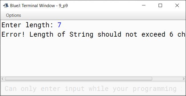 BlueJ output of KboatCodeCheck.java