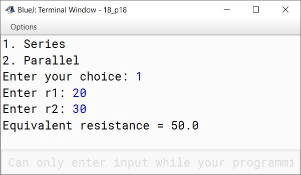 BlueJ output of KboatResistance.java