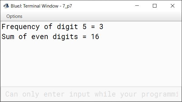 BlueJ output of Overload.java