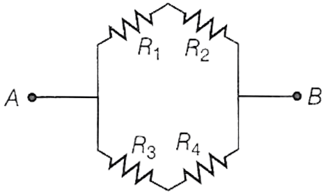 Derive an expression for equivalent resistance in the this case. Decide, which resistances are in series and parallel. Solve for series and then for parallel. Combine both the results to get the equivalent resistance. Physics Sample Paper Solved ICSE Class 10.