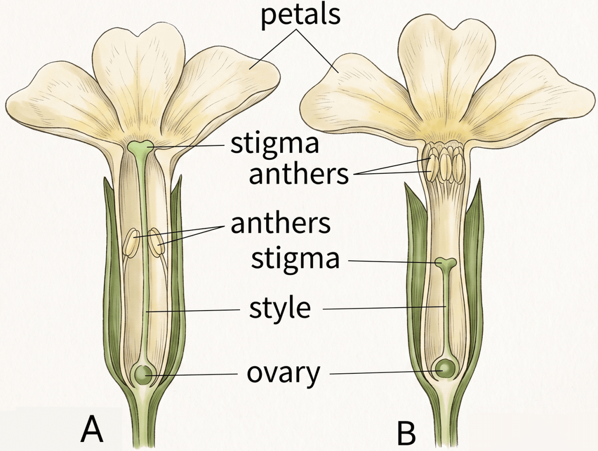Given alongside is the structure of the female reproductive part of a flower. Read the information given alongside and fill in the blanks: Concise Biology Solutions ICSE Class 9.