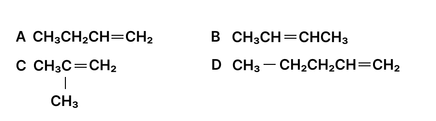 The structures of some organic compounds are given. Identify the isomers among the structures given above. (b) State the members of the homologous series which are not isomers. (c) Write the I.U.P.A.C. name of C. Model Question Papaer 1, Concise Chemistry Solutions ICSE Class 10