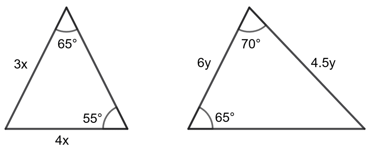 Are the given triangles similar? Concise Mathematics Solutions ICSE Class 10.