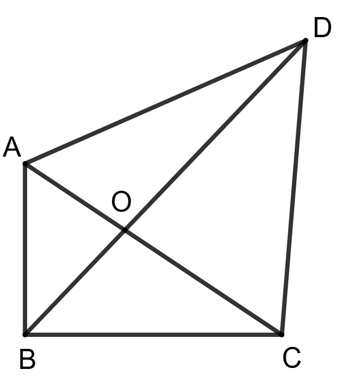 In the given figure, OA = 5, OB = 6, OC = 3 and OD = 10, then. Concise Mathematics Solutions ICSE Class 10.