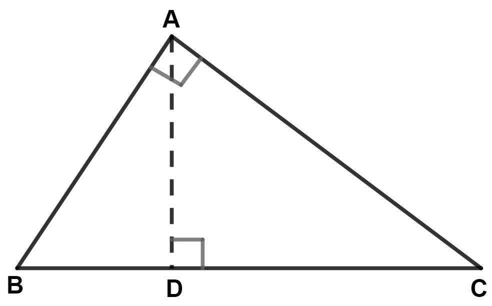 In the given figure, BC = 16 cm, BD = 4 cm, then AB is equal to : Model Question Paper - 2, Concise Mathematics Solutions ICSE Class 10.