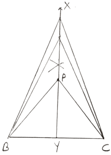 Describe the locus of vertices of all isosceles triangles having a common base. Loci, Concise Mathematics Solutions ICSE Class 10.