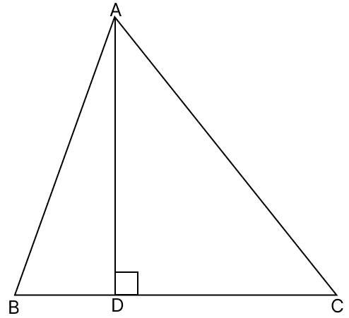 In triangle ABC, AD is perpendicular to side BC and AD^2 = BD × CD. Show that angle BAC = 90°. Similarity, Concise Mathematics Solutions ICSE Class 10.