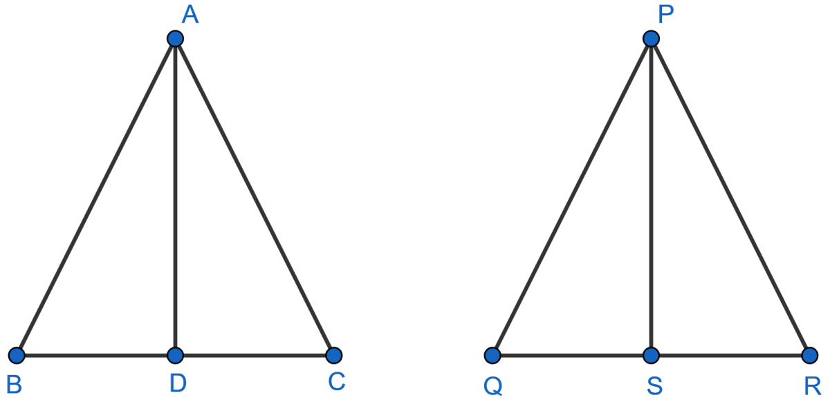 Two isosceles triangles have equal vertical angles. Show that the triangles are similar. If the ratio between the areas of these two triangles is 16 : 25, find the ratio between their corresponding altitudes. Similarity, Concise Mathematics Solutions ICSE Class 10.