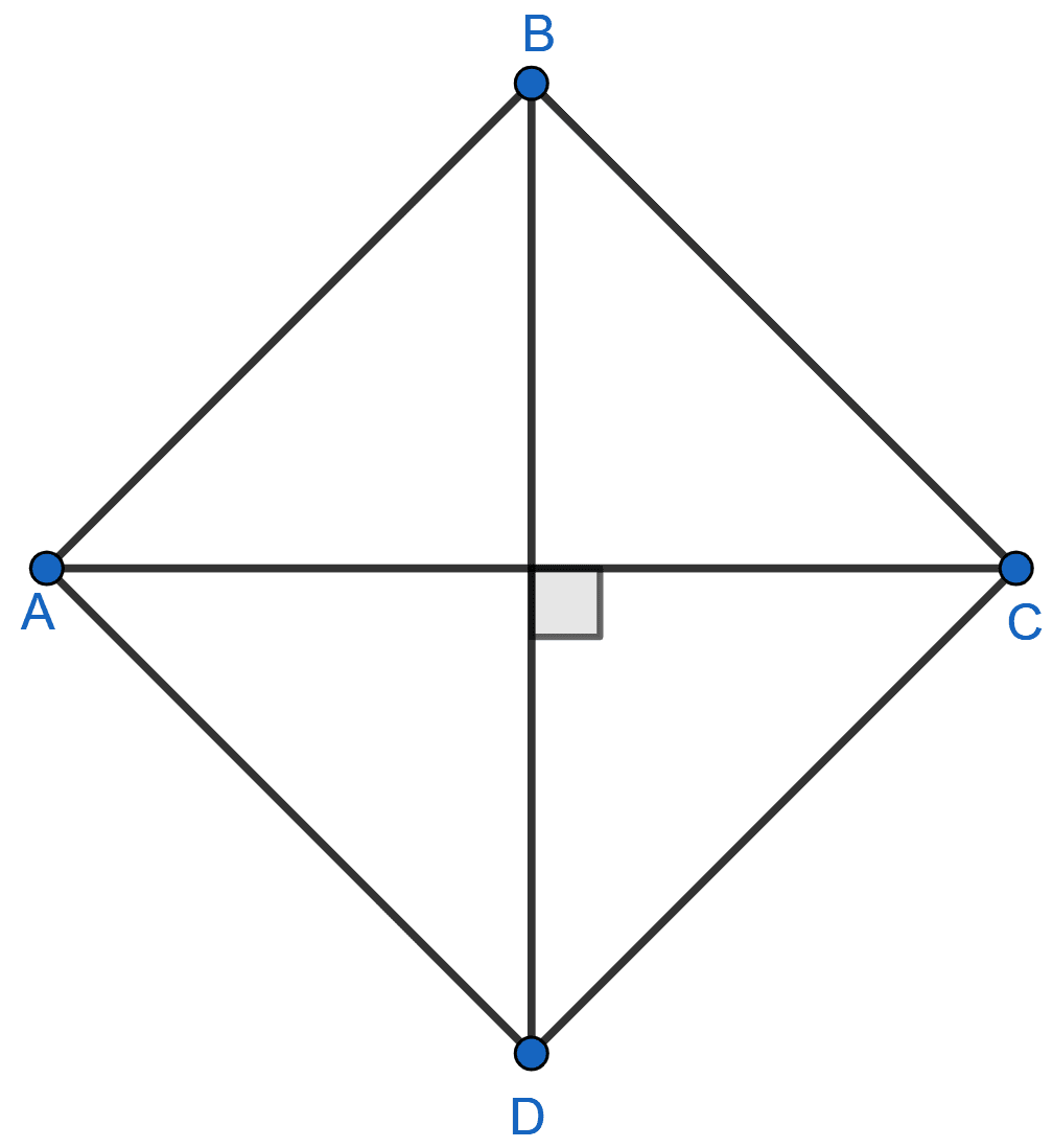State the locus of a point in a rhombus ABCD, which is equidistant (i) from AB and AD; (ii) from the vertices A and C. Loci, Concise Mathematics Solutions ICSE Class 10.