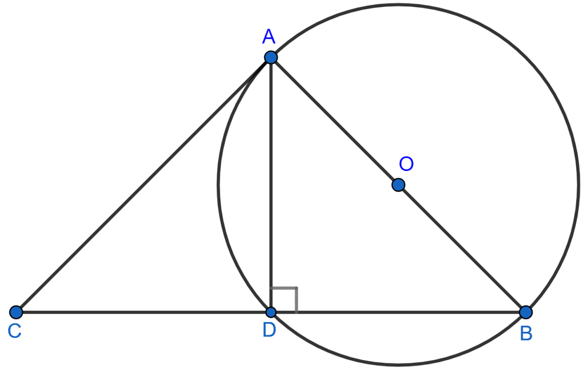 In the given figure, ABC is a triangle in which ∠BAC = 30°. Show that BC is equal to the radius of the circumcircle of the triangle ABC, whose centre is O. Circles, Concise Mathematics Solutions ICSE Class 10.