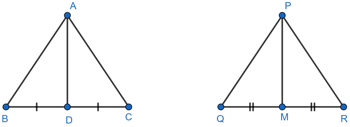 Triangle ABC is similar to triangle PQR. If AD and PM are corresponding medians of the two triangles, prove that: AB/PQ = AD/PM. Similarity, Concise Mathematics Solutions ICSE Class 10.