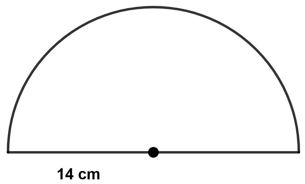 A semicircular sheet of metal of radius 14 cm is bent to form an open conical cup of the largest size. Find the capacity of the cup. Model Question Paper - 2, Concise Mathematics Solutions ICSE Class 10.