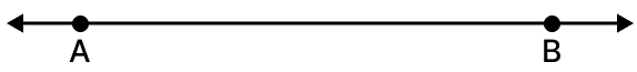 The adjoining figure shows a line AB. Draw figures to represent:. Fundamental Concepts, Mathematics Solutions ICSE Class 6.