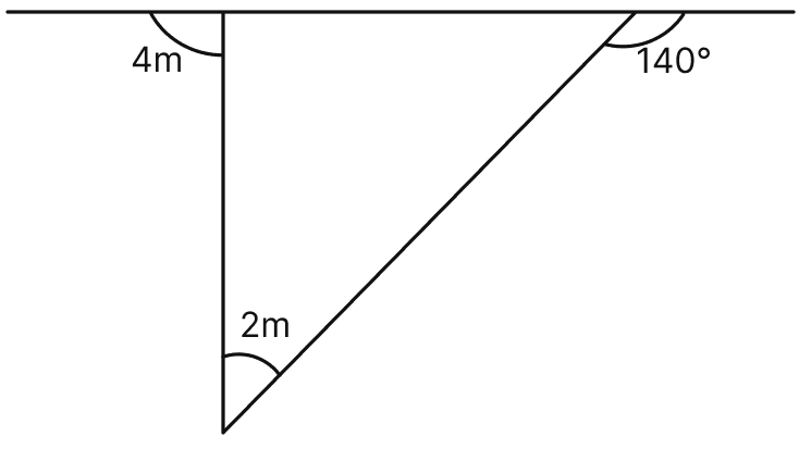 Find the unknown marked angles in the given figure. Triangles, Mathematics Solutions ICSE Class 7.