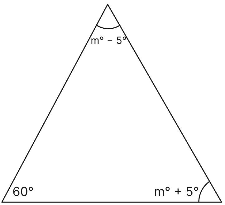 Find the unknown marked angles in the given figure:. Triangles, Mathematics Solutions ICSE Class 7.
