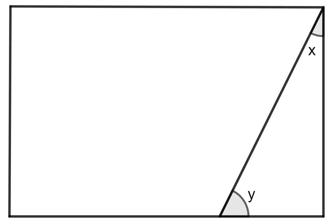 The following figure is a rectangle in which x : y = 3 : 7; find the values of x and y. Special Types of Quadrilaterals, Concise Mathematics Solutions ICSE Class 8.
