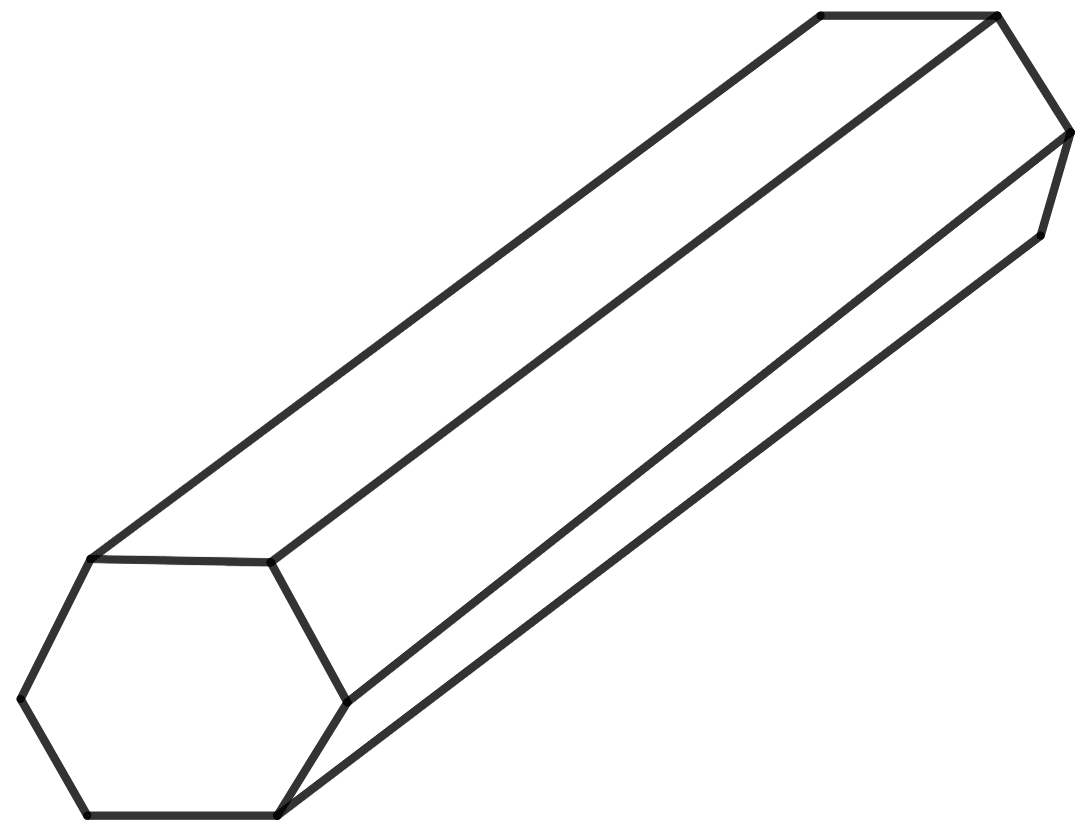 Draw two nets for the following polyhedron : Representing 3-D in 2-D, Concise Mathematics Solutions ICSE Class 8.