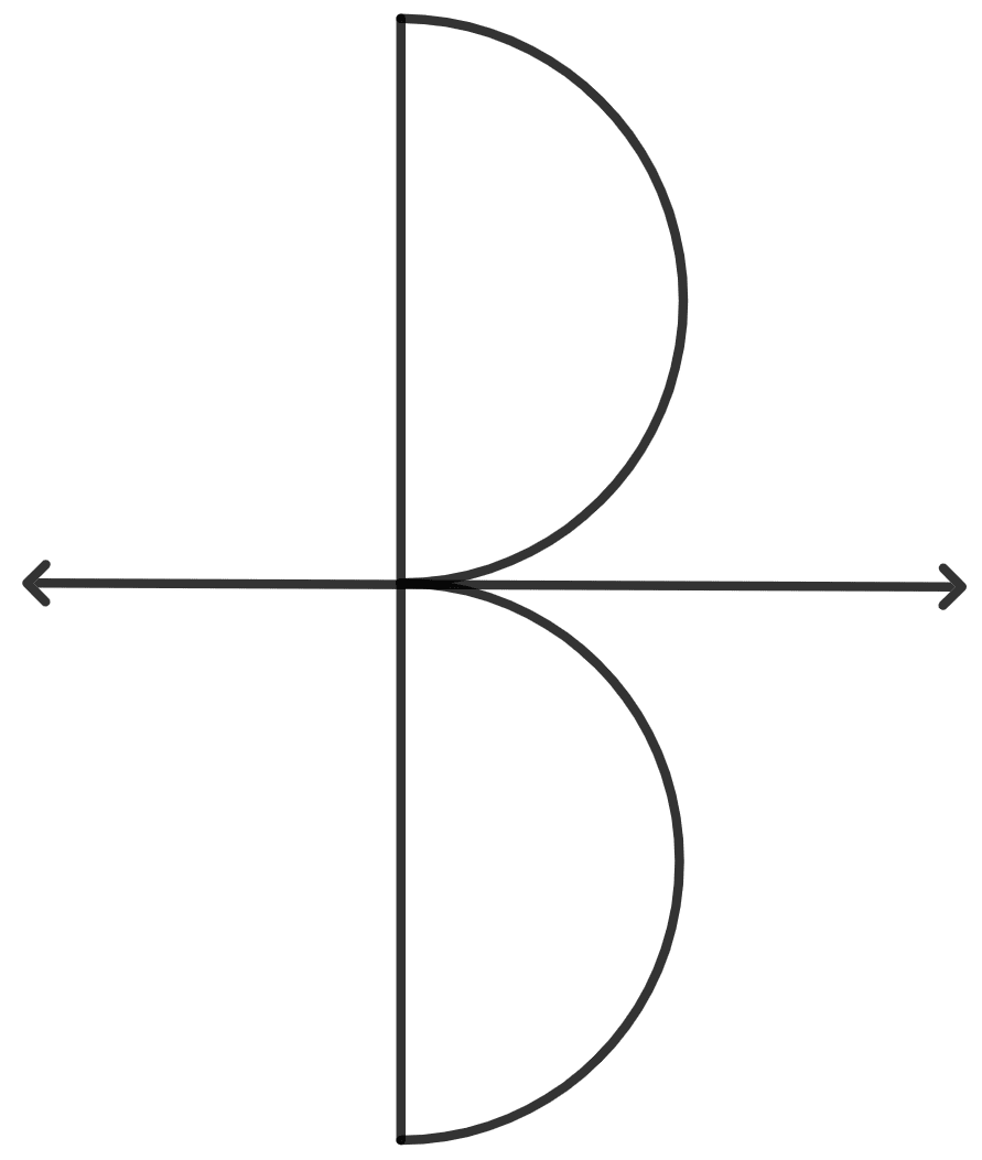 The letter B has one line of symmetry. Symmetry, Concise Mathematics Solutions ICSE Class 8.