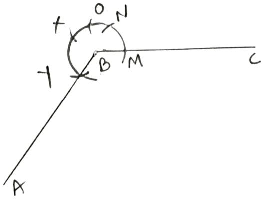 Given below are the angles x, y and z. Constructions, Concise Mathematics Solutions ICSE Class 8.