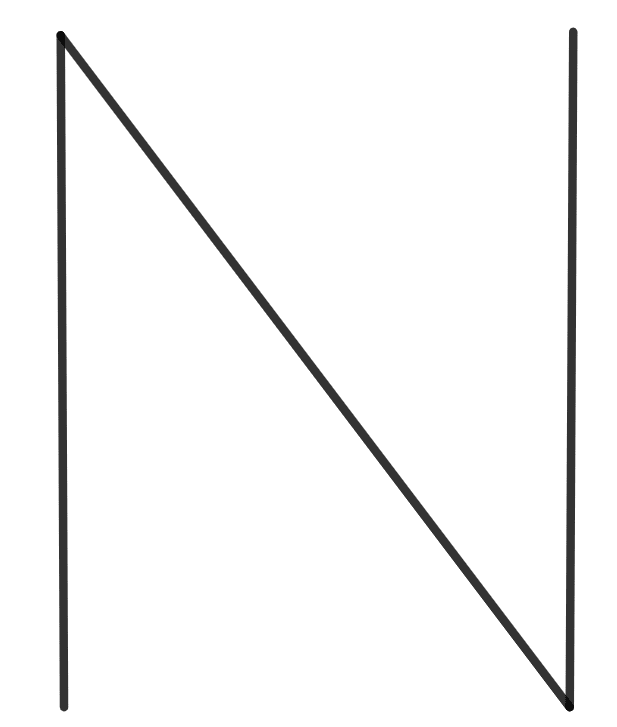 The letter N has one line of symmetry. Symmetry, Concise Mathematics Solutions ICSE Class 8.