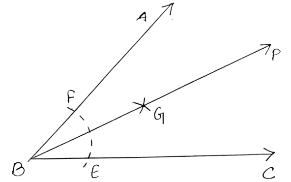 Draw angle ABC of any suitable measure. Constructions, Concise Mathematics Solutions ICSE Class 8.