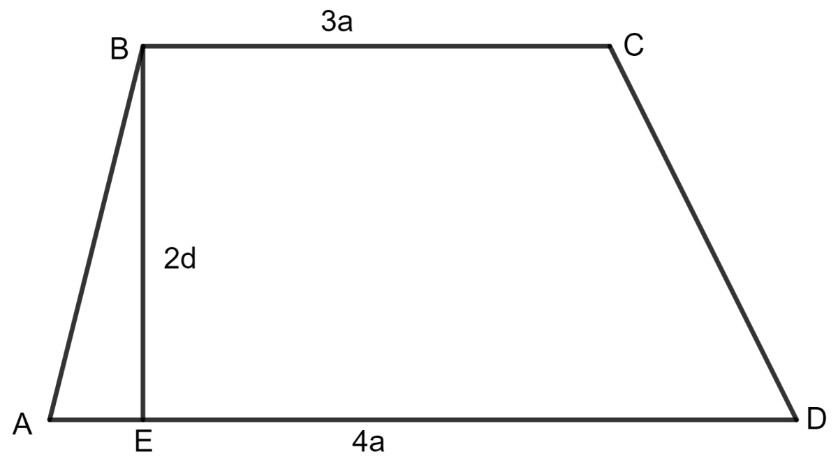 The two parallel sides and the distance between them are in the ratio 3 : 4 : 2. If the area of the trapezium is 175 cm2, find its height. Area of a Trapezium and a Polygon, Concise Mathematics Solutions ICSE Class 8.