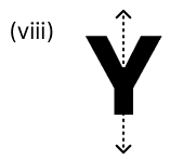 Draw lines(s) of symmetry for each of the following letters : Symmetry, Concise Mathematics Solutions ICSE Class 8.