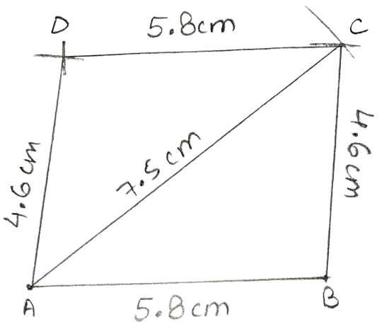 Construct a parallelogram ABCD, if : Constructions, Concise Mathematics Solutions ICSE Class 8.