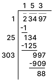 For each of the following, find the least number that must be subtracted so that the resulting number is a perfect square. Squares and Square Roots, Concise Mathematics Solutions ICSE Class 8.