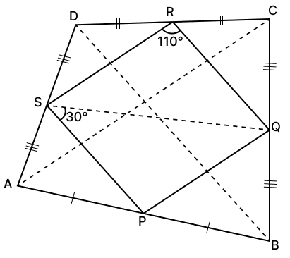 Prashant had a plot of land in the shape of a quadrilateral. He constructed his house in the middle by joining the mid-points of the four sides of the land and used the remaining four portions at the four ends for different purposes, like a small garden, swimming pool, etc. Pythagoras Theorem, Concise Mathematics Solutions ICSE Class 9.