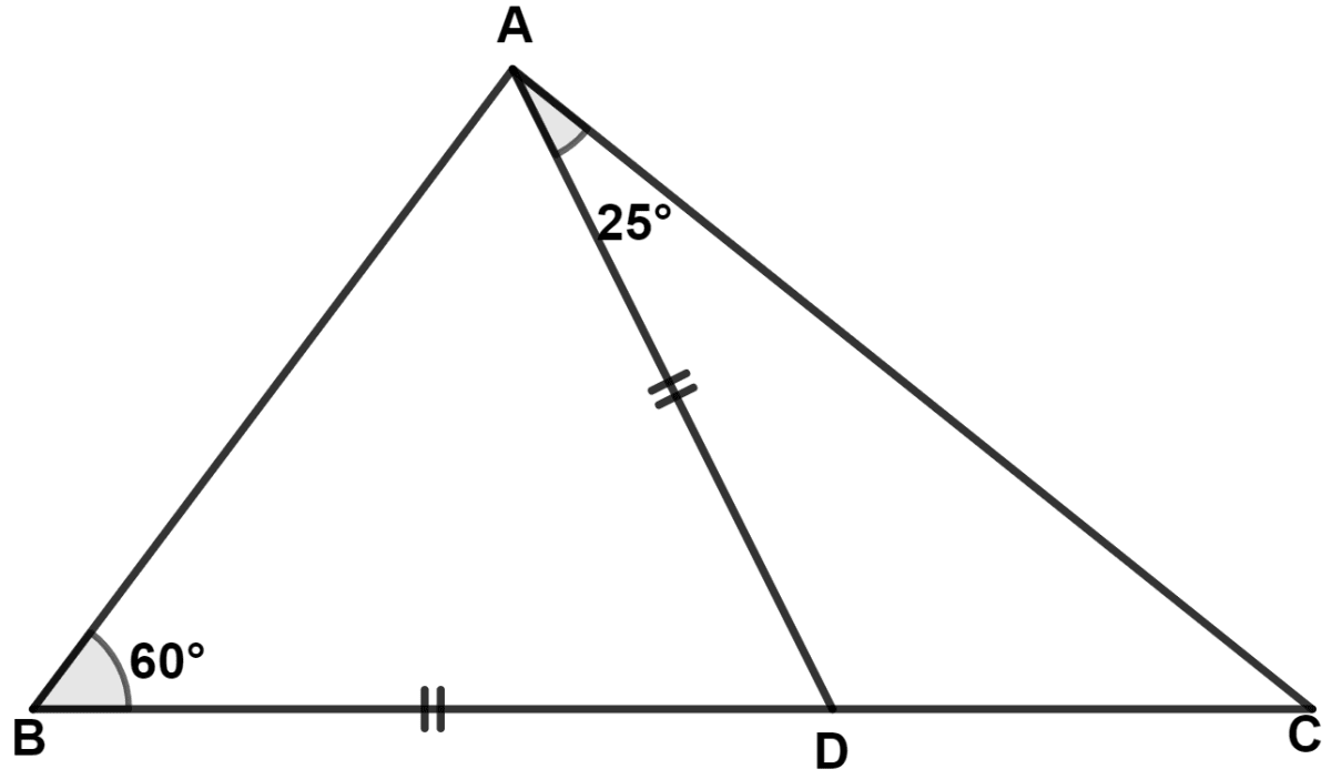 In the adjoining figure, we find : Inequalities, Concise Mathematics Solutions ICSE Class 9.