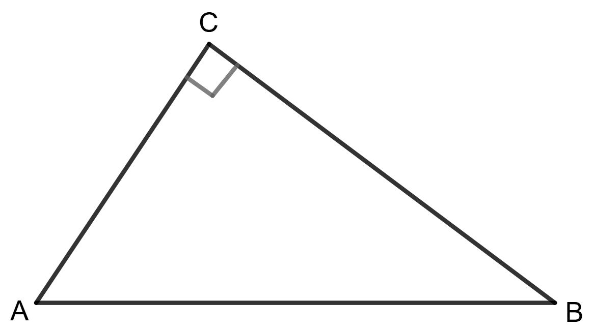 In the given triangle, ∠ACB = 90° and angle CAB = 60°, the value of cot ∠ABC is : Solution of Right Triangles, Concise Mathematics Solutions ICSE Class 9.