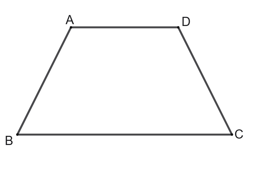 A quadrilateral ABCD is a trapezium if: Concise Mathematics Solutions ICSE Class 9.