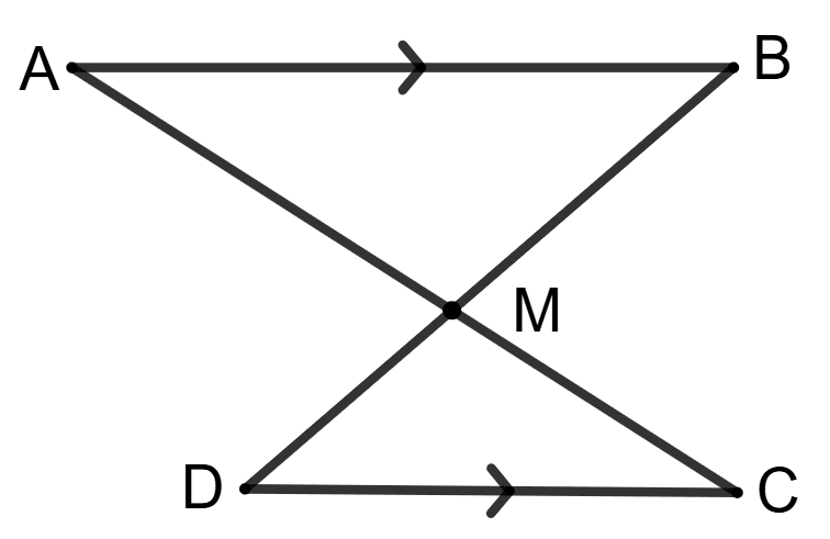 If BM = DM then AM = CM: Triangles, Concise Mathematics Solutions ICSE Class 9.