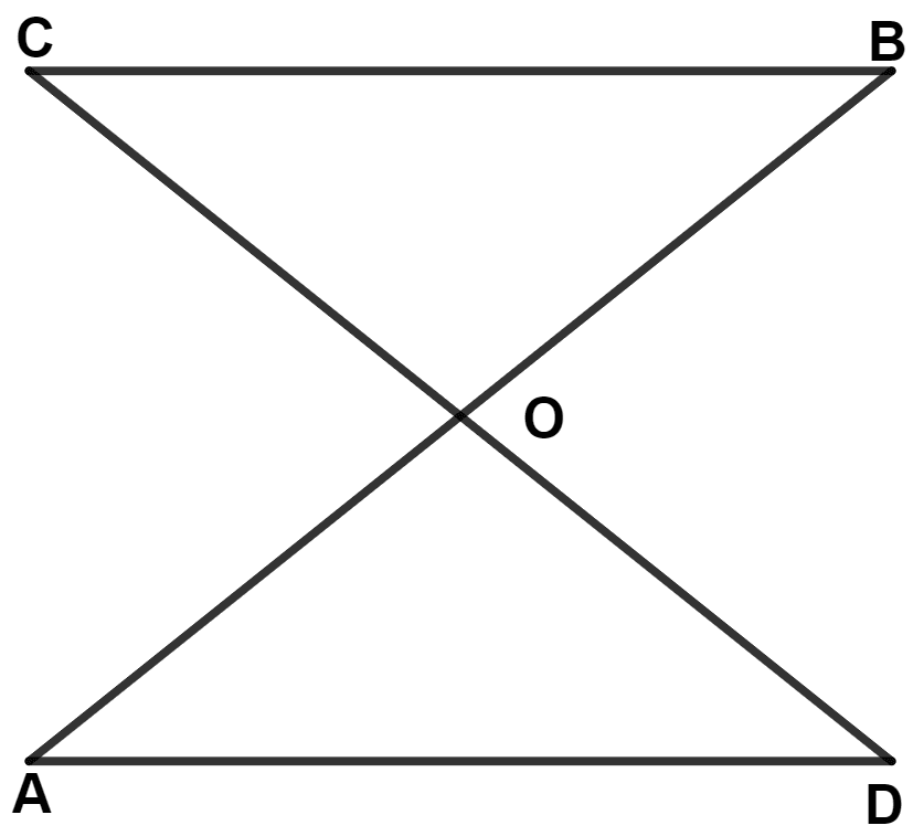 In the given figure, BC // DA and BC = DA, then : Triangles, Concise Mathematics Solutions ICSE Class 9.