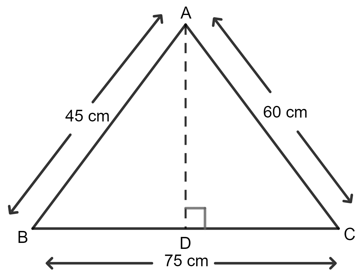 The sides of a triangular field are in the ratio 5 : 3 : 4 and its perimeter is 180 m. Find : Area and Perimeter of Plane Figures, Concise Mathematics Solutions ICSE Class 9.