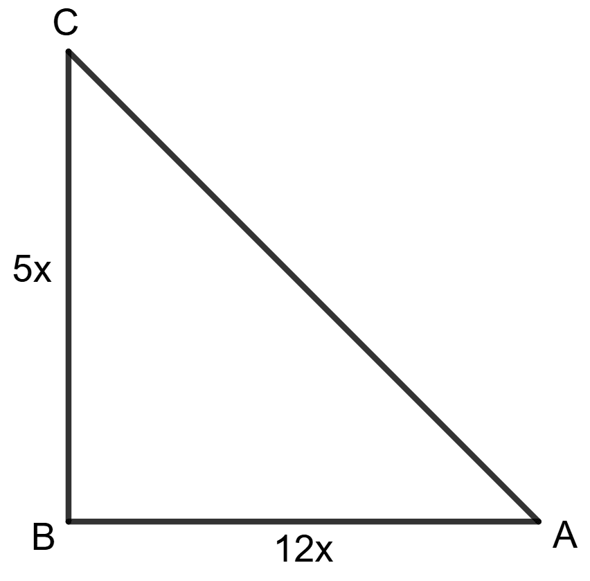 In a right-angled triangle, it is given that A is an acute angle and tan A = 5/12. Trigonometrical Ratios, Concise Mathematics Solutions ICSE Class 9.