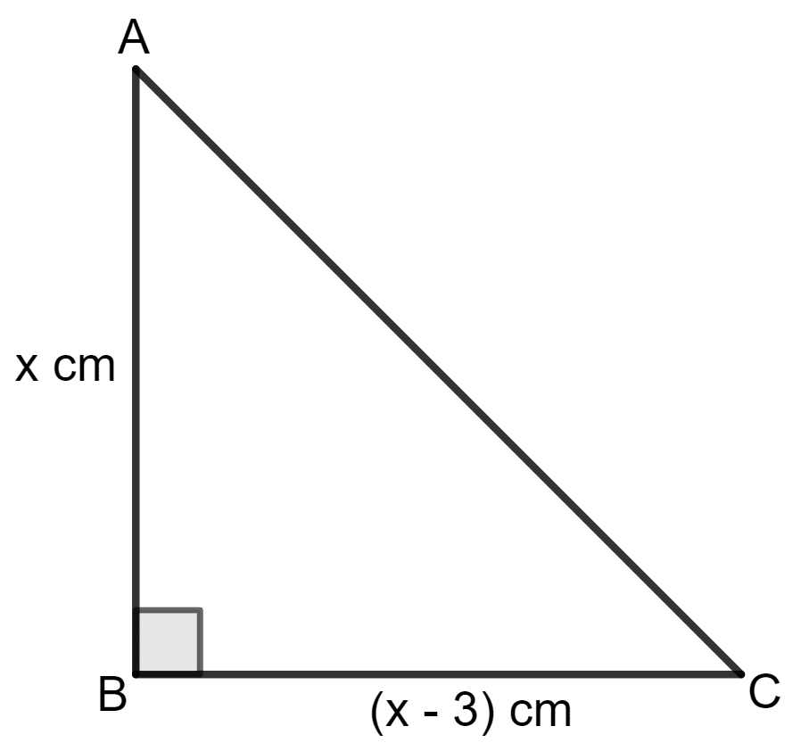 If the difference between the sides of a right angled triangle is 3 cm and its area is 54 cm2; find its perimeter. Area and Perimeter of Plane Figures, Concise Mathematics Solutions ICSE Class 9.