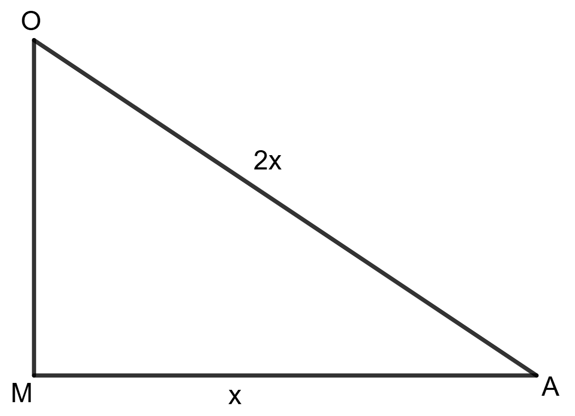Here angles A and B are from different right triangles. Trigonometrical Ratios, Concise Mathematics Solutions ICSE Class 9.