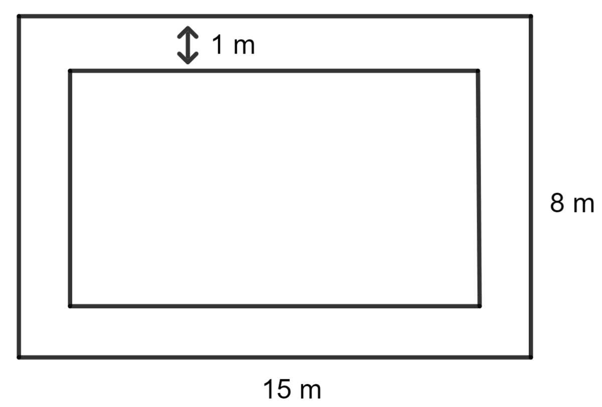 A floor which measures 15 m x 8 m is to be laid with tiles measuring 50 cm x 25 cm. Find the number of tiles required. Area and Perimeter of Plane Figures, Concise Mathematics Solutions ICSE Class 9.