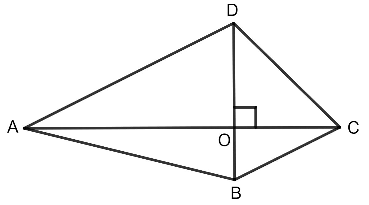 The area of the given figure is : Area and Perimeter of Plane Figures, Concise Mathematics Solutions ICSE Class 9.