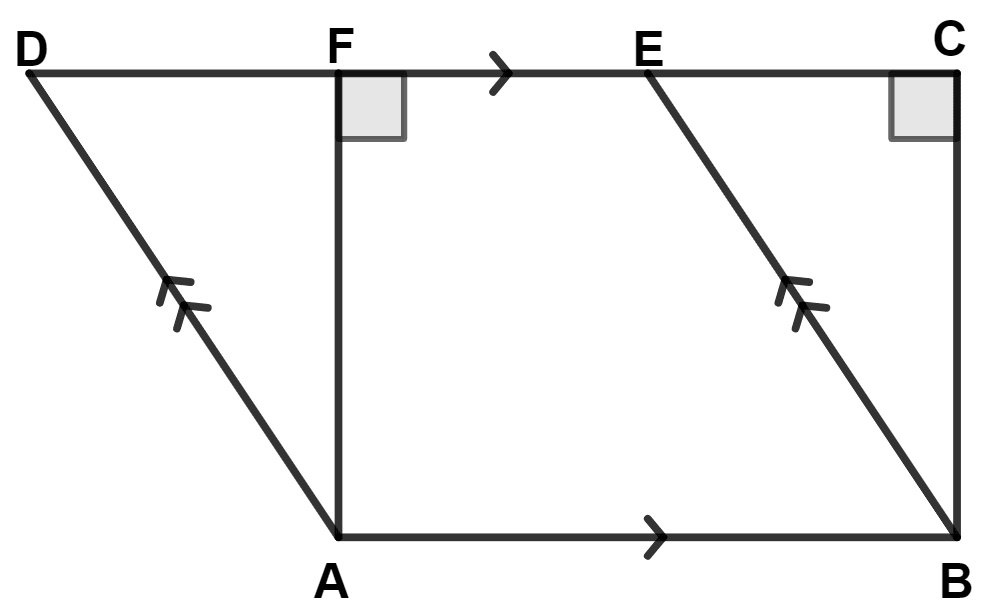In the given figure, if area of triangle ADE is 60 cm2; state, giving reason, the area of : Area Theorems, Concise Mathematics Solutions ICSE Class 9.