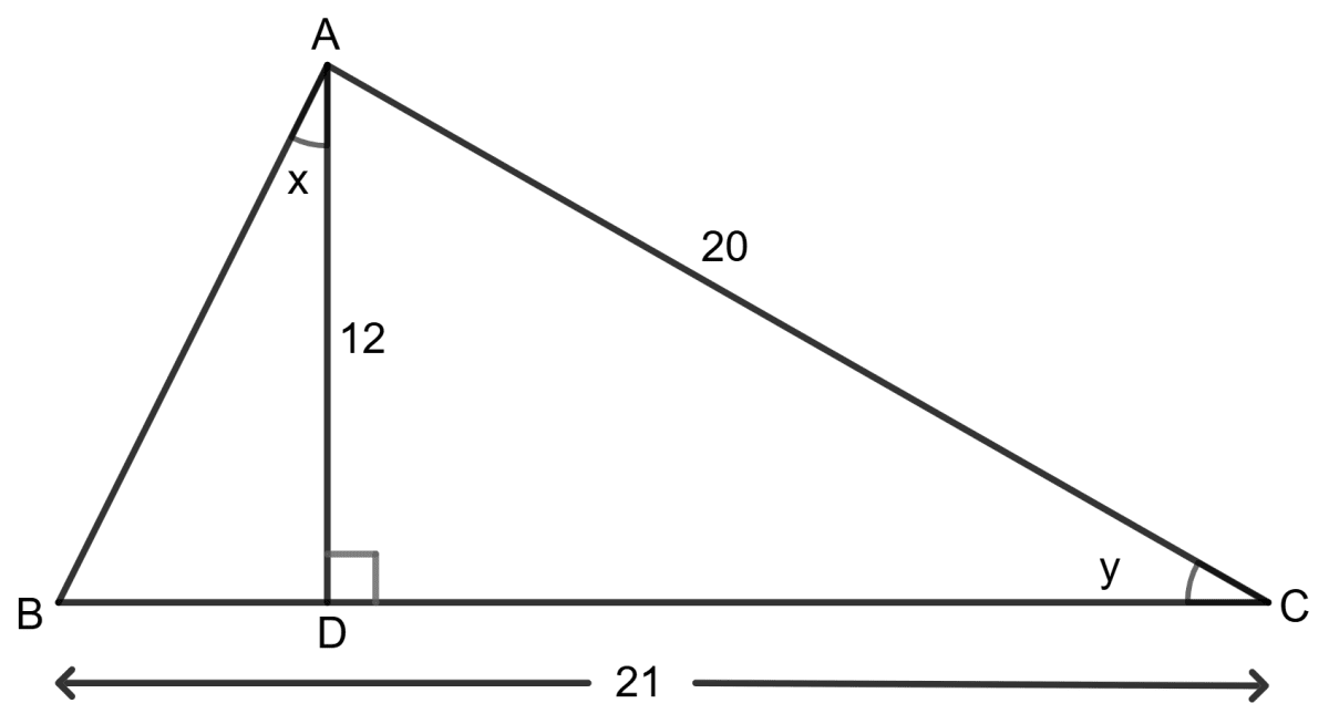 Use the information given in the following figure to evaluate : Trigonometrical Ratios, Concise Mathematics Solutions ICSE Class 9.